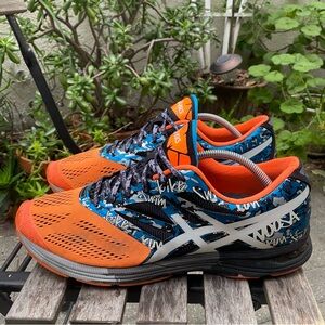 ASICS Gel Noosa Tri 10 Running Shoe Men's Size 12 Triathlon Orange Sneaker T530N
